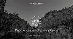 Desktop Screenshot of castlehotsprings.com