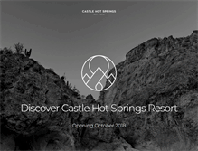 Tablet Screenshot of castlehotsprings.com